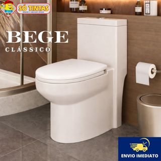 Tampa Vaso Sanitário Bege Almofadado Oval Assento Sanitário Universal Deca Celite Icasa em Oferta na Shopee