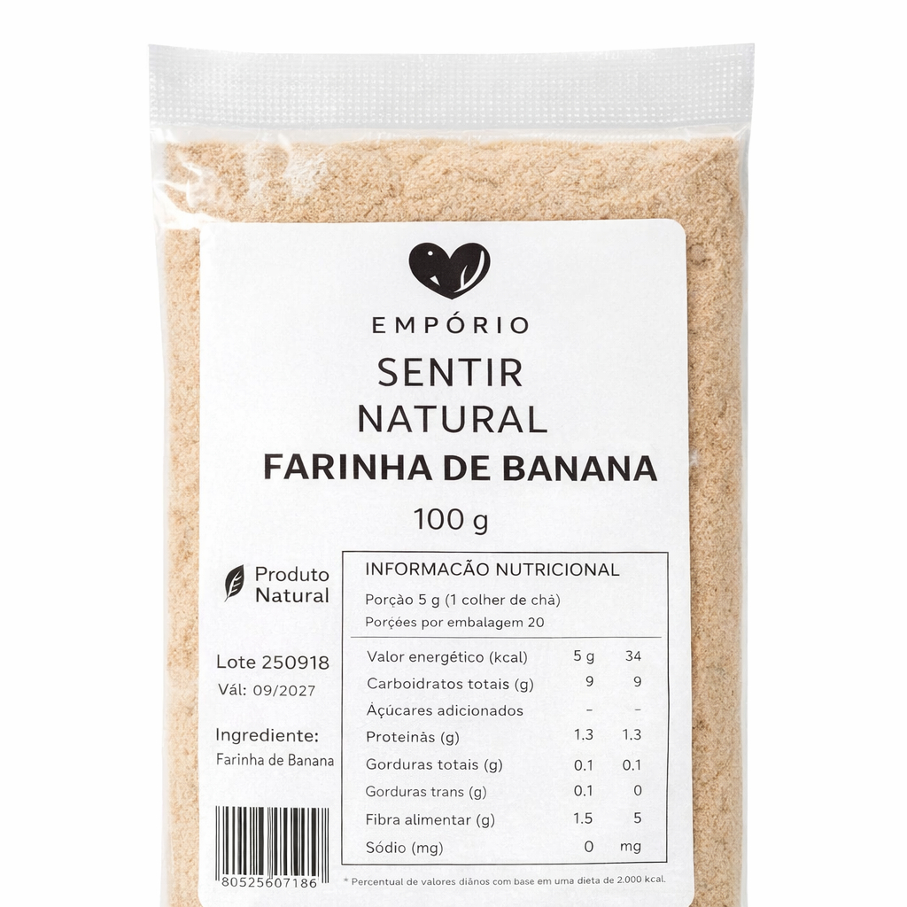 Farinha de Banana 100% Natural Premium em Oferta na Shopee
