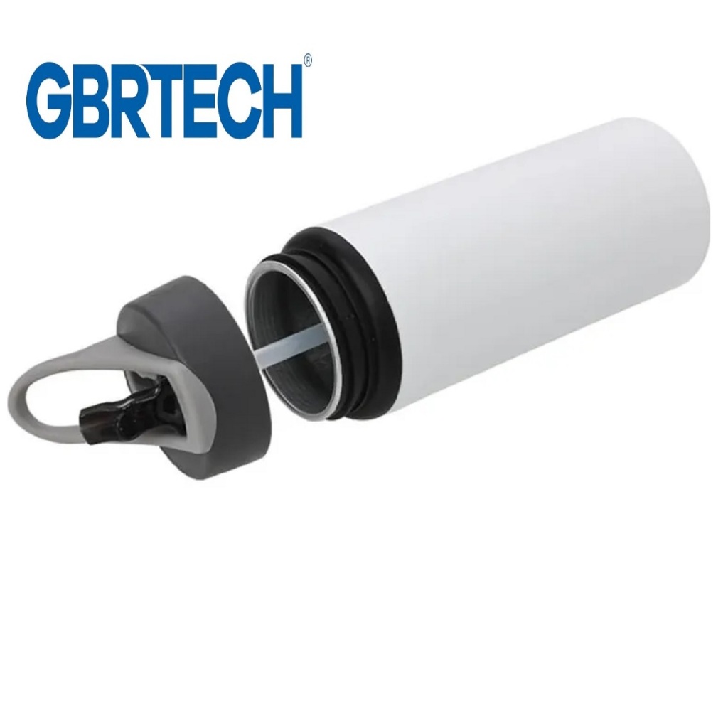 Squeeze Alumínio Bico Retrátil Sublimação Branco 600ml