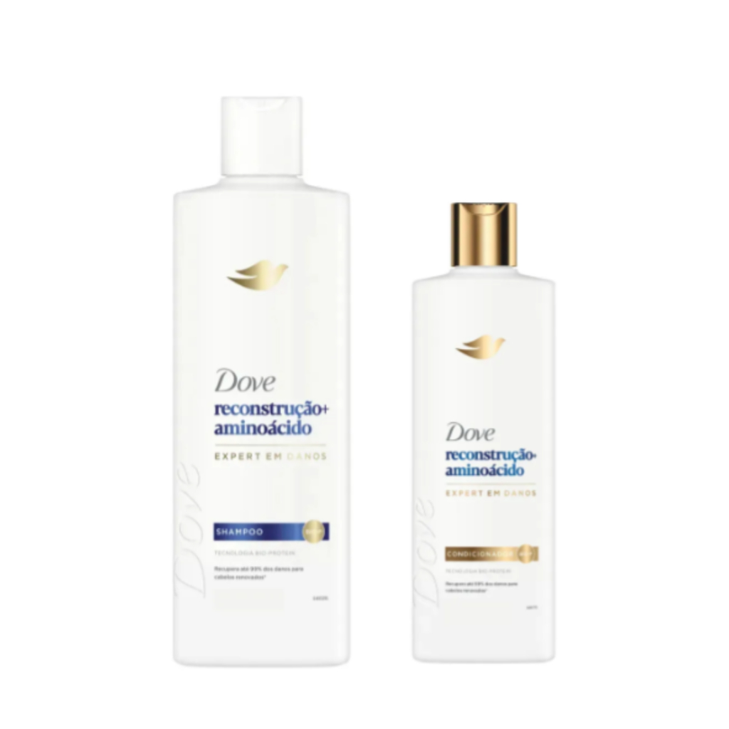 Kit Dove Reconstrução + Aminoácido (Shampoo 350ml + Condicionador 175ml) — imagem 2 de 2