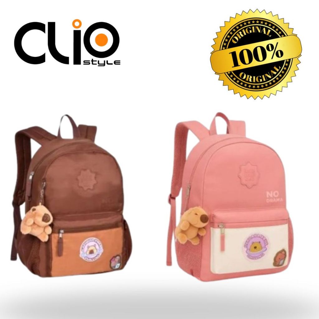 MOCHILA ESCOLAR JUVENIL CAPIVARA - CLIO - CG25099