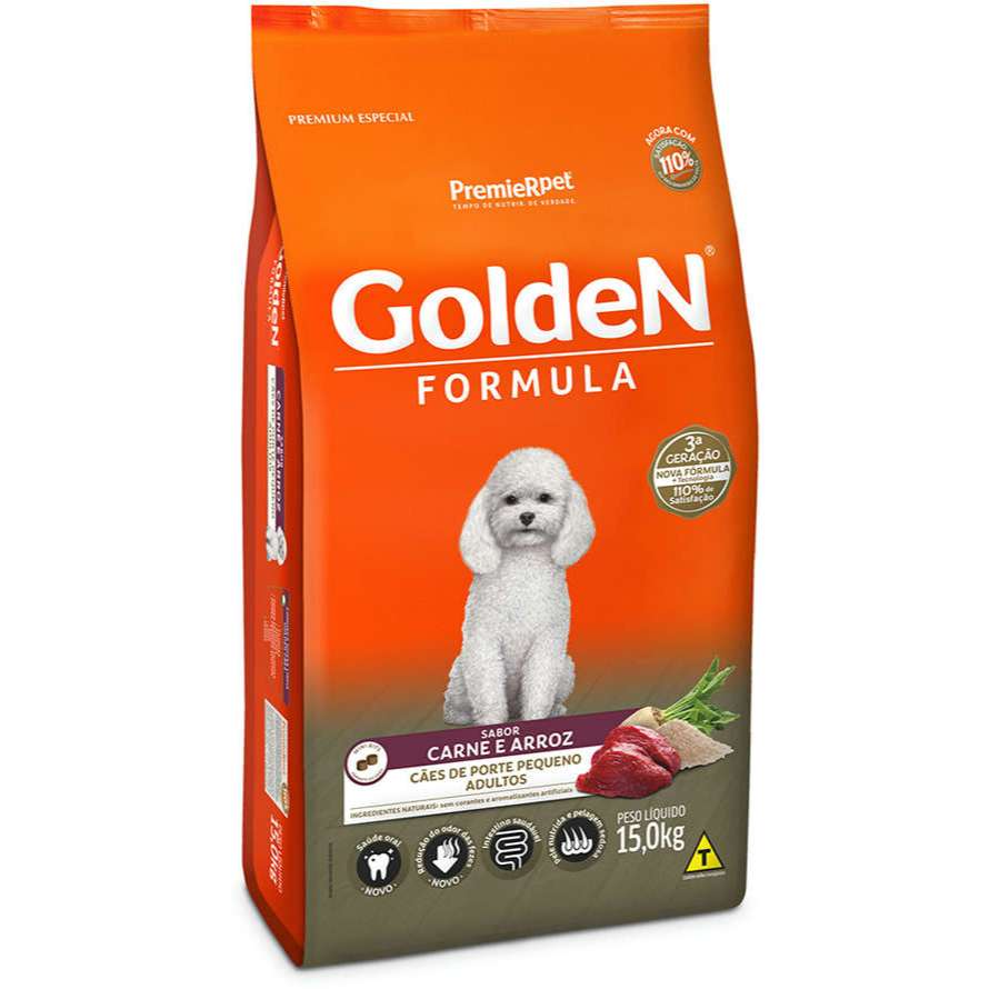 Ração Golden Mini Bits Para Cães Adultos Pequeno Porte Sabor Carne e Arroz 10kg em Oferta na Shopee