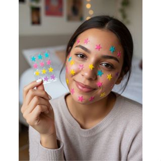 Cartela 40 Ou 120 Adesivo Estrela  Anti‑acne Seca Espinha, Proteção Dia/Noite Secativo em Oferta na Shopee