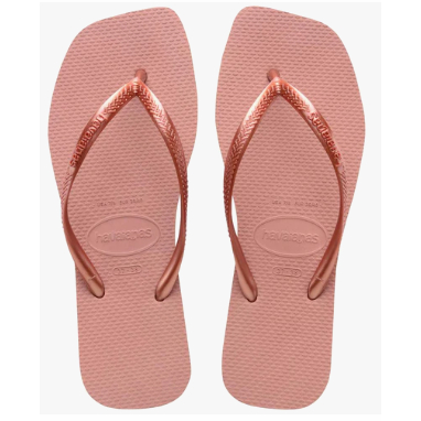 Chinelo Havaianas Slim Square Logo Pop Up em Oferta na Shopee
