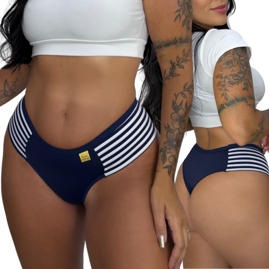 Calcinha Feminina Casual Elástico Lateral Confortável Dia a Dia Basica em Oferta na Shopee