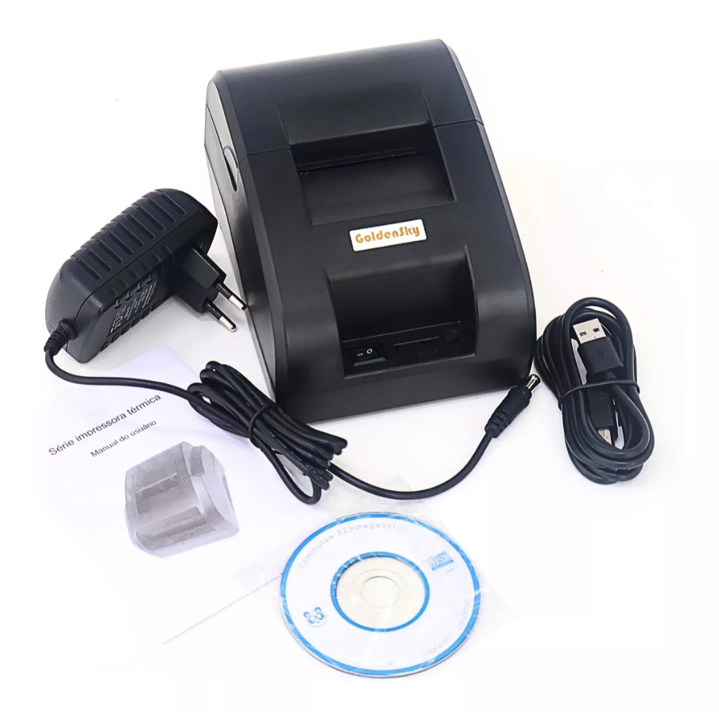 Impressora Térmica Ticket De Cupom 58mm 80mm Não Fiscal Para Pc Notebook Bivolt em Oferta na Shopee