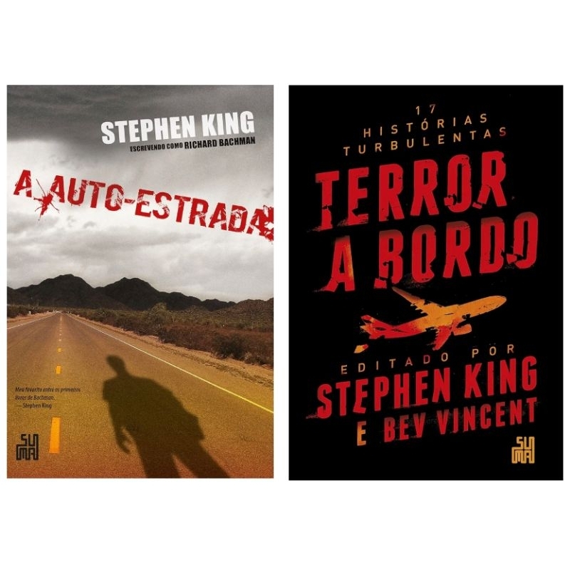 Livro A Auto Estrada + Terror a Bordo - Stephen King