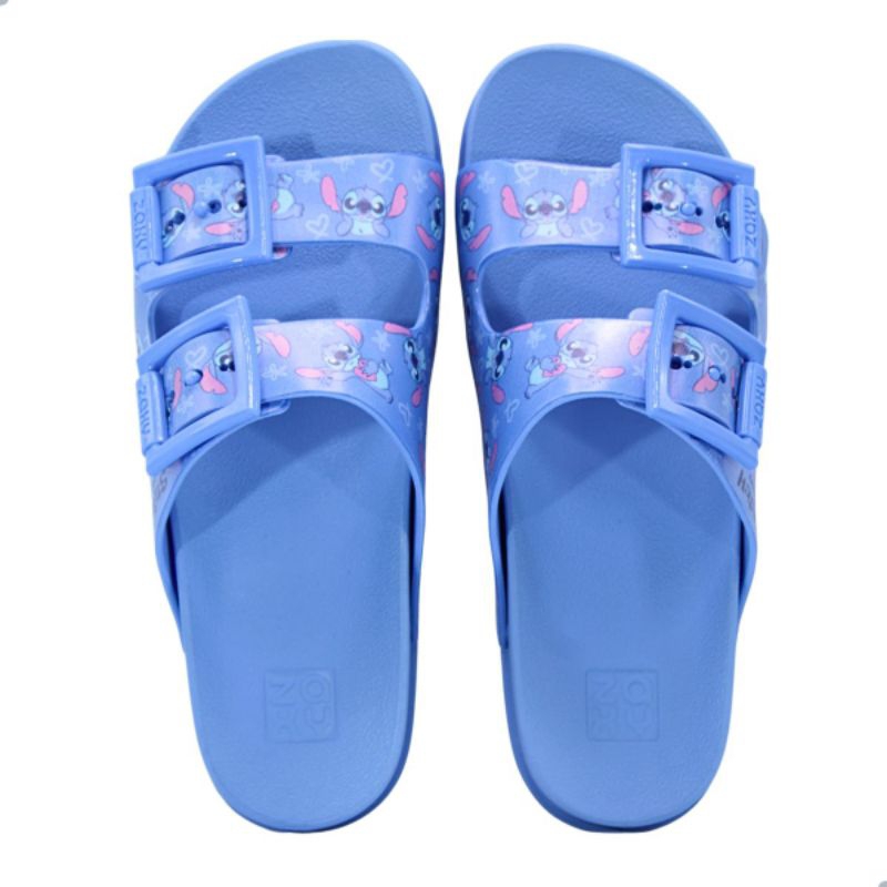 Tamanco Zaxy Disney Partner Stitch Azul Hortencia