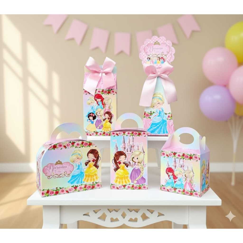 Caixinhas Personalizadas / Princesas baby | Princesas cut / Lembrancinhas Personalizadas para festas/ Pegue e Monte