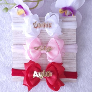Laço com nome personalizado RN a 12 meses. em Oferta na Shopee