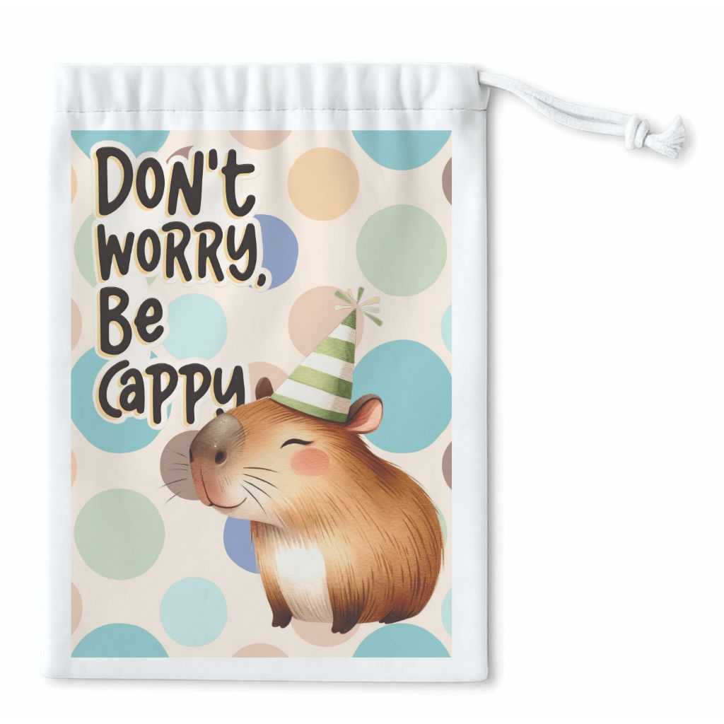 Saquinho surpresa capivara 20x15 personalizado  lembrancinha de aniversario  festas pacote com 10 unidades