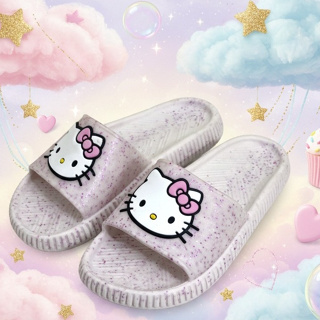 Chinelo Nuvem Infantil Menina Glitter Flexivel Leve Juvenil Hello em Oferta na Shopee