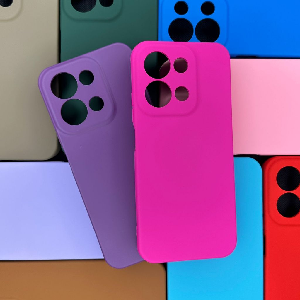 Kit Capa Aveludada + Película 3D ou Somente uma Capinha Xiaomi Poco C85 / 15C Case Silicone