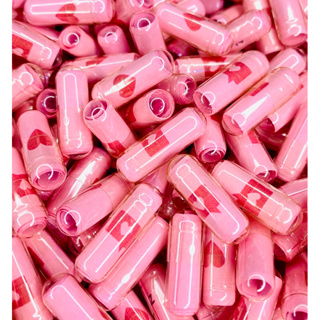 Cápsulas rosa com mensagem autoestima amor próprio 50/100 unidades dia da mulher empoderamento feminino produto mini em Oferta na Shopee