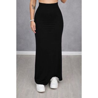 Saia Longa Mide Suplex Cos Alto Tubinho Moda Gringa Blogueira em Oferta na Shopee