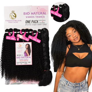 Cabelo Bio Natural Cacheado Miss Shakira Freedom&Love 65cm 380g + Jumbo Braid Linha Premium em Oferta na Shopee