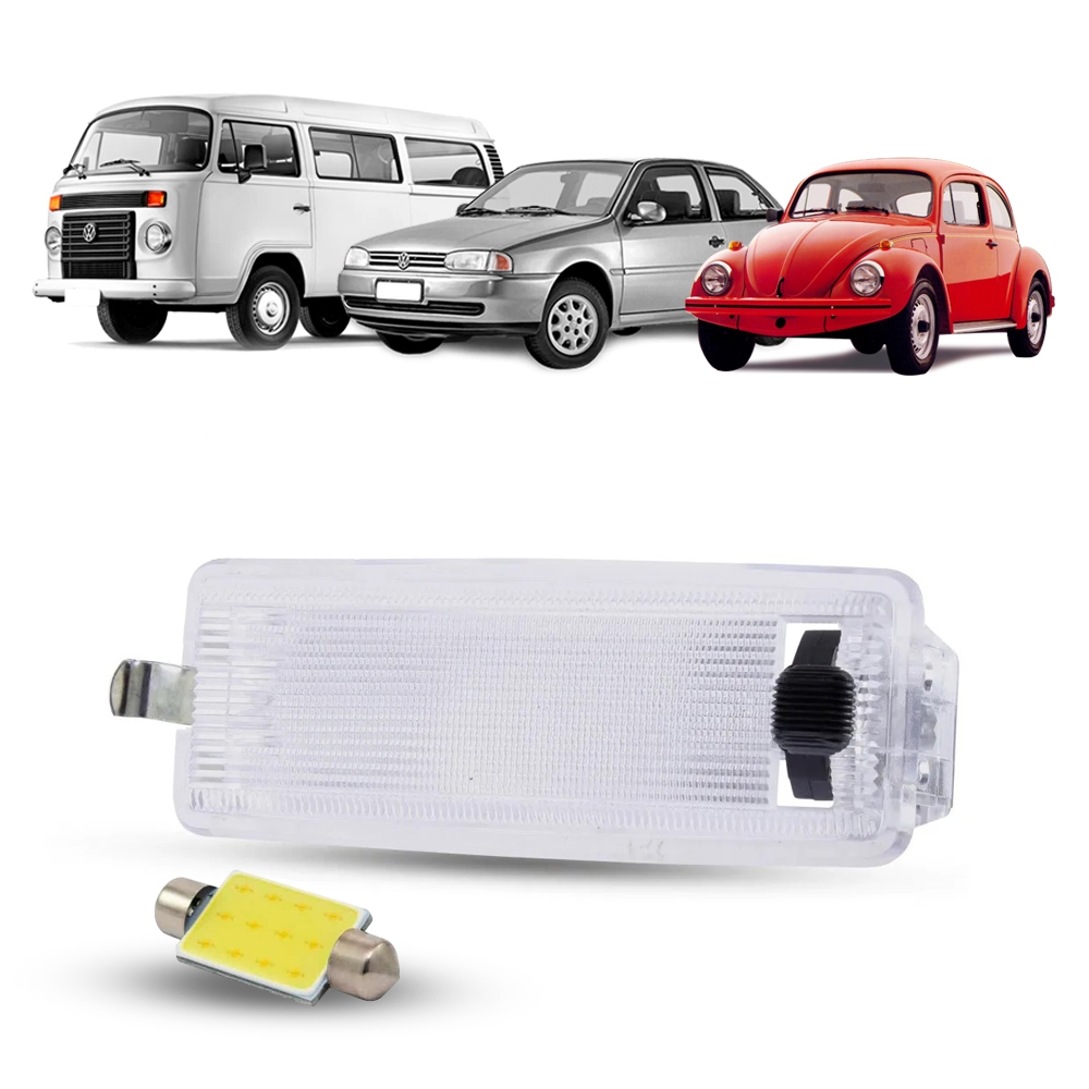 LANTERNA LUZ DE TETO INTERNA VW GOL G1 G2 G3 G4 KOMBI FUSCA ITAMAR APOLO CAMINHÃO em Oferta na Shopee