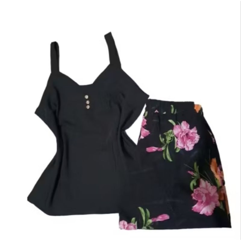 Conjunto feminino shorts e blusinha moda verão básico em Oferta na Shopee