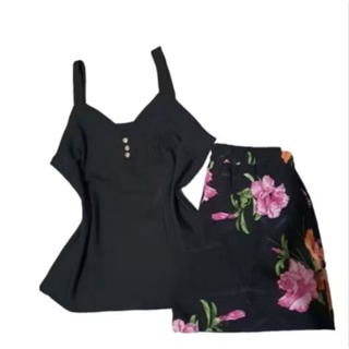Conjunto feminino shorts e blusinha moda verão básico em Oferta na Shopee