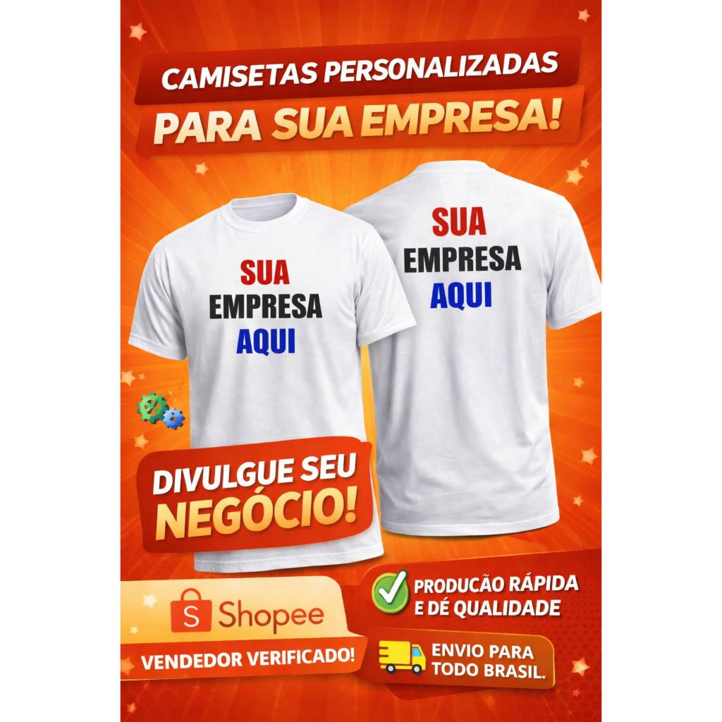 Camisetas Personalizadas para Empresas e Eventos Enviamos Para  To Brasil  Promoção Cores Claras em Oferta na Shopee