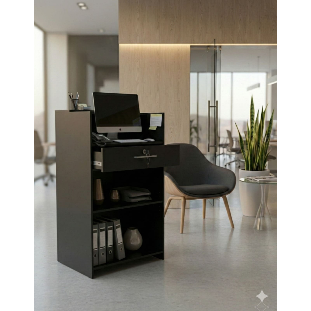 Balcão Caixa para Loja e Comércio com Gaveta de Segurança e Divisórias em Oferta na Shopee