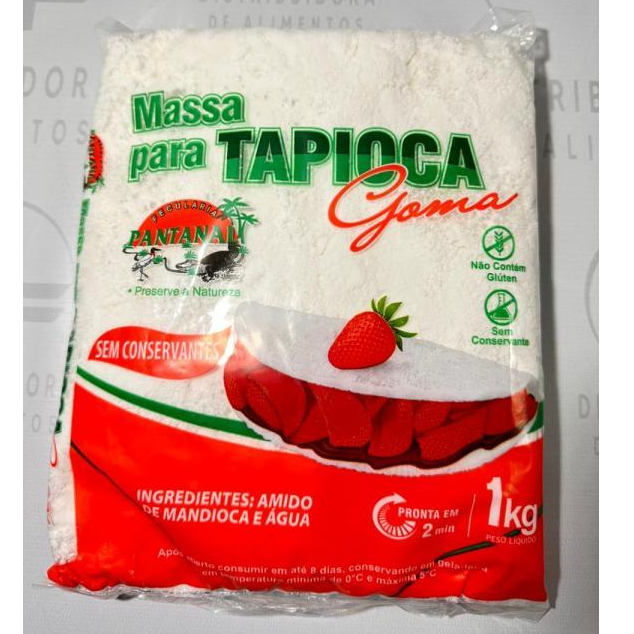 Tapioca 1kg - Massa Pronta - Pantanal