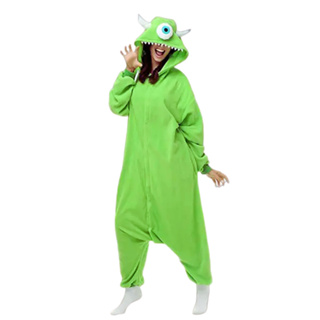 Mike Monstros Pijama Macacão Fantasia Kigurumi Adulto em Oferta na Shopee