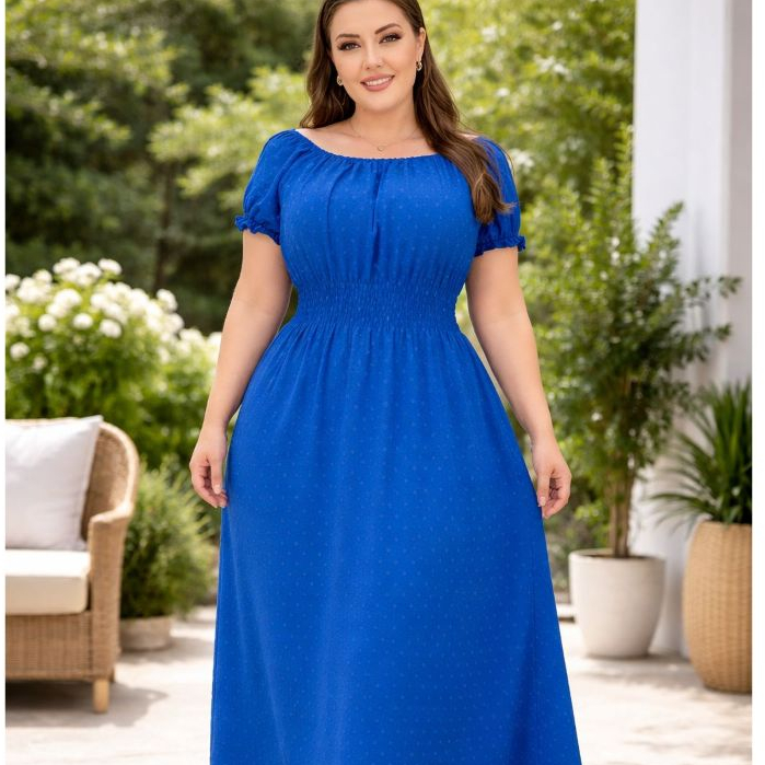 Vestido Evangélico longo Duna Pipoca em Oferta na Shopee