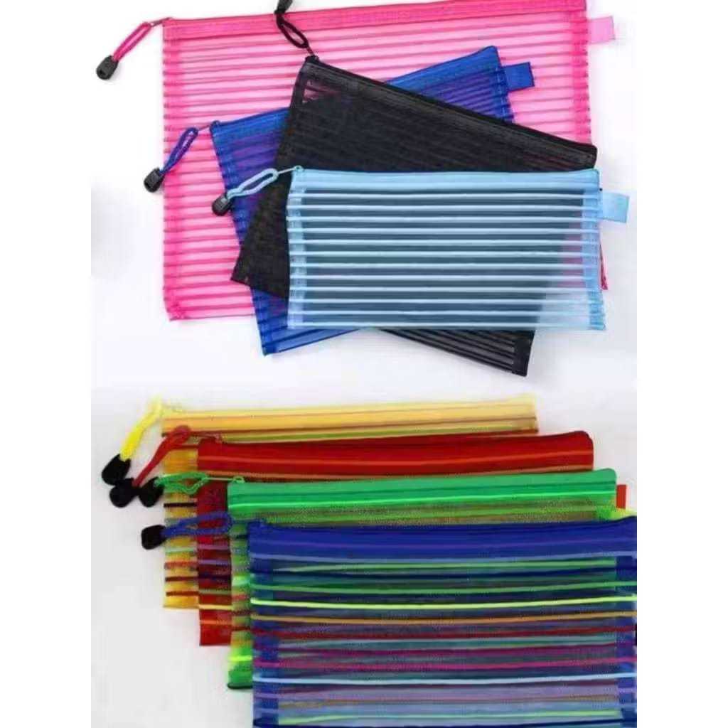 OFERTA! Bolsinha Estojo Nécessaire em Nylon Multicolorido – Bolsa Organizadora Multiuso com Zíper, Vários Tamanhos