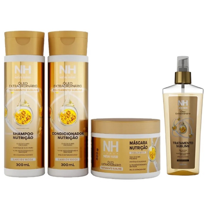 Kit Nh Óleo Extraordinário Tratamento Sublime (Nutrição) - Belkit em Oferta na Shopee