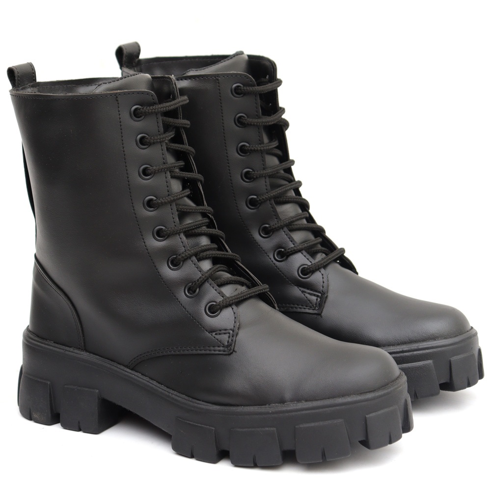 Coturno Feminino Bota Tratadorada Estilosa Solado Antiderrapante Confortavel em Oferta na Shopee