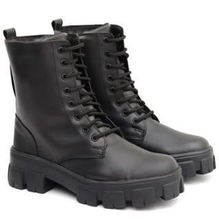 Coturno Feminino Bota Tratadorada Estilosa Solado Antiderrapante Confortavel em Oferta na Shopee