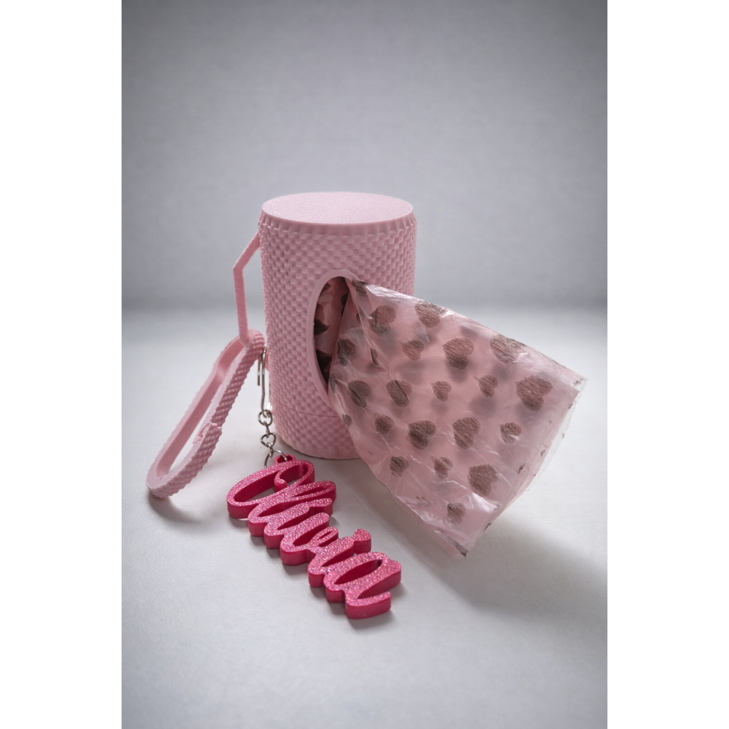 Cata Caca para Pets , Porta Saquinhos Higiênicos Personalizado para Pets , Cães e gatos   – Com Nome em 3D em Oferta na Shopee