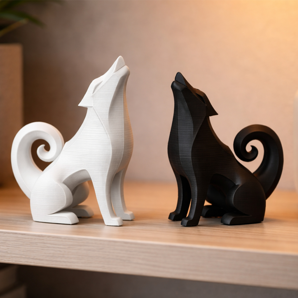 Kit Decorativo Lobos para Casa Sala Cozinha Quarto Rack Estante em Oferta na Shopee