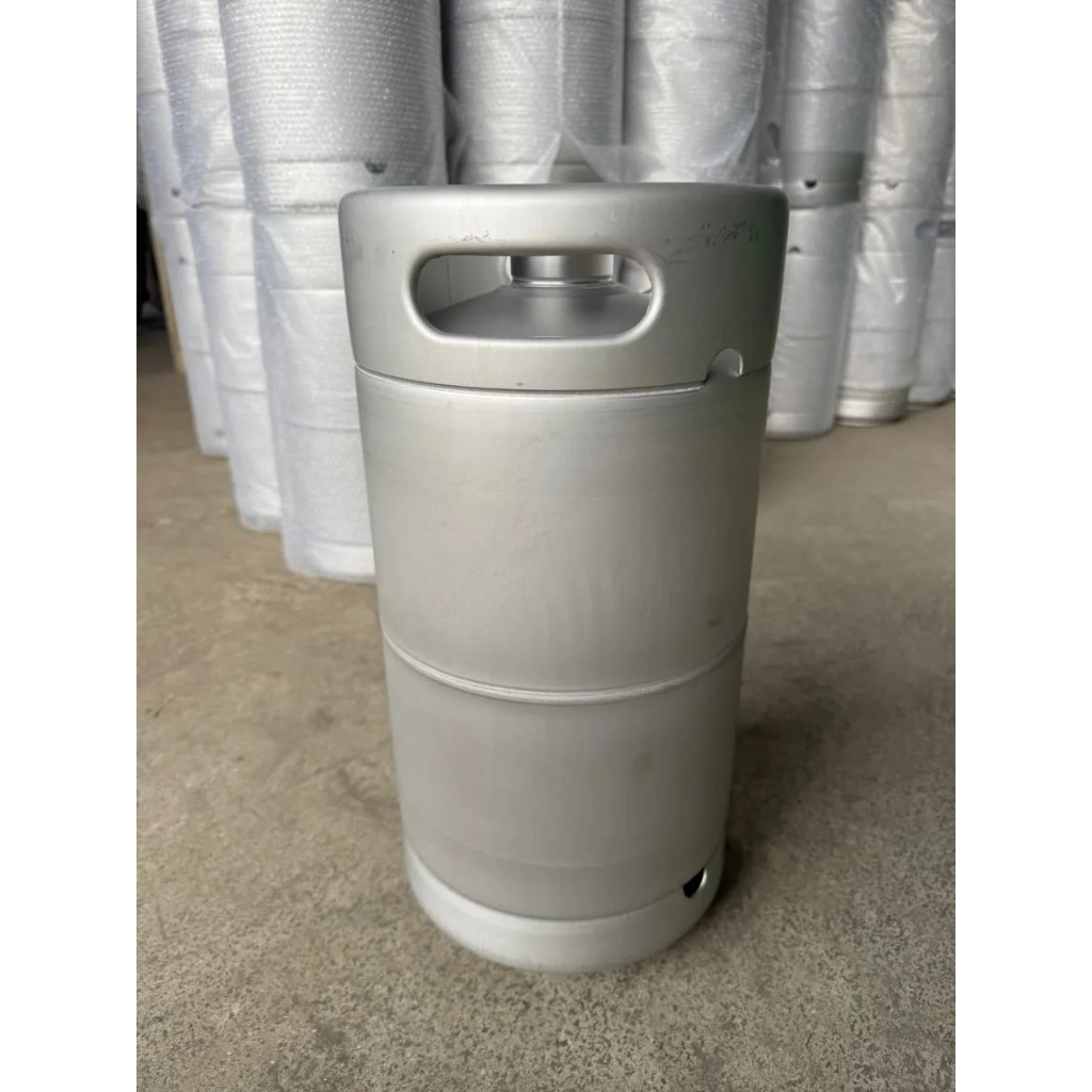 Barril Para Chopp Vazio Euro 15l Slim Aço Inox