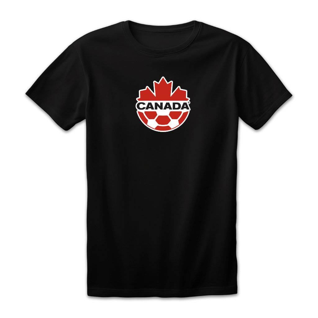 Camiseta Unissex Estampa Canada Copa Do Mundo 2026 Futebol Algodão Conforto Edição Limitada Verão