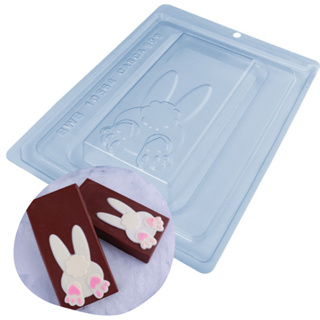 Forma Especial Com Silicone Barra Bumbum Coelho 300g Código: 10564 BWB Páscoa Profissional em Oferta na Shopee