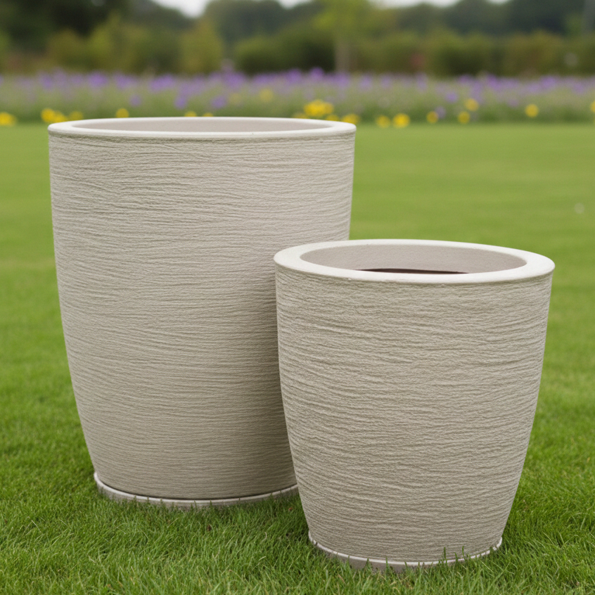 Kit 2 Vasos para Plantas Decorativo Coluna Bojo Escovado N1, N2 em Oferta na Shopee