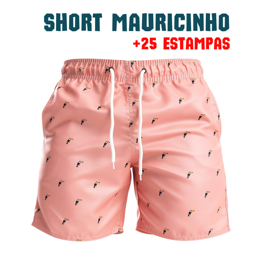 Bermuda Tactel Grosso Masculina Mauricinho Academia Praia Lazer Estilo Tecido Premium em Oferta na Shopee