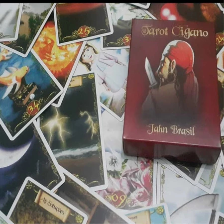 Tarô Cigano - Baralho Tarot C/ 36 Cartas Coloridas + Manual