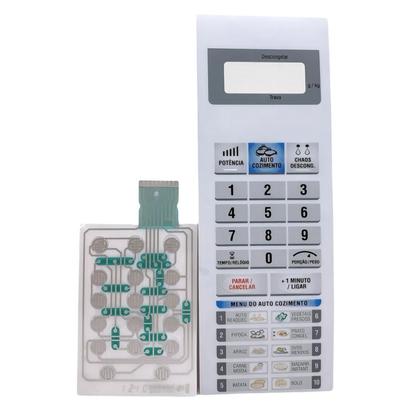 Membrana Teclado Para Microondas Panasonic Nns 45 Piccolo