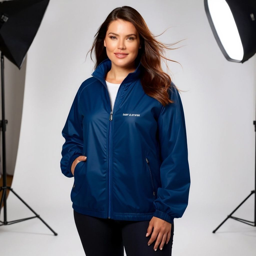 Jaqueta Corta Vento Feminina Plus Size Original Chief Clothing Tamanho P ao G4 Capuz Plus Size Impermeável em Oferta na Shopee