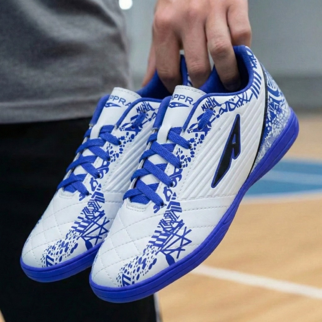 Chuteira Futsal Profissional Masculina Tênis de Salão Solado Emborrachado