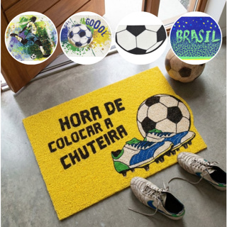Tapete Copa do Mundo Brasil 40cmx60cm Capacho Entrada Vinil Kapazi em Oferta na Shopee