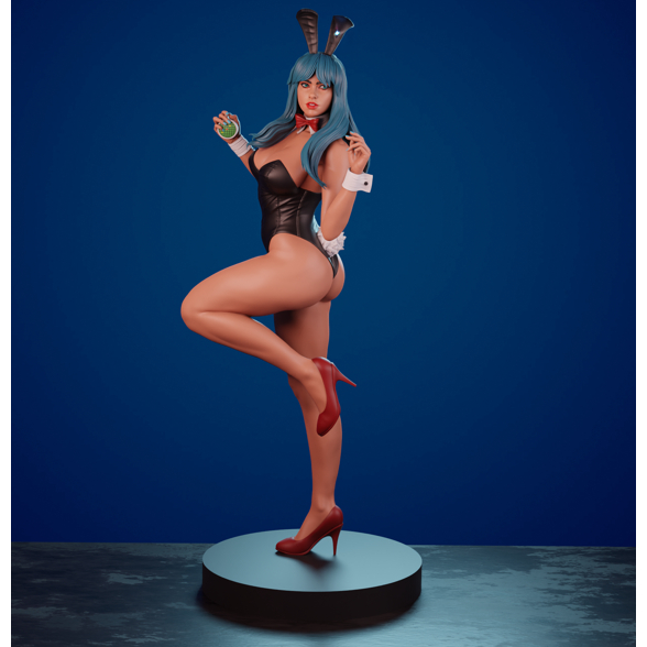 Action Figure Bulma Cosplay Dragon Ball Z Fan Art Colecionável em Resina – Boneco Anime Decorativo