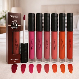 Batom Líquido Nude Matte 30h Max Love Alta Fixação Cor Elegante Conforto ao Longo do Dia Pronta Entrega em Oferta na Shopee