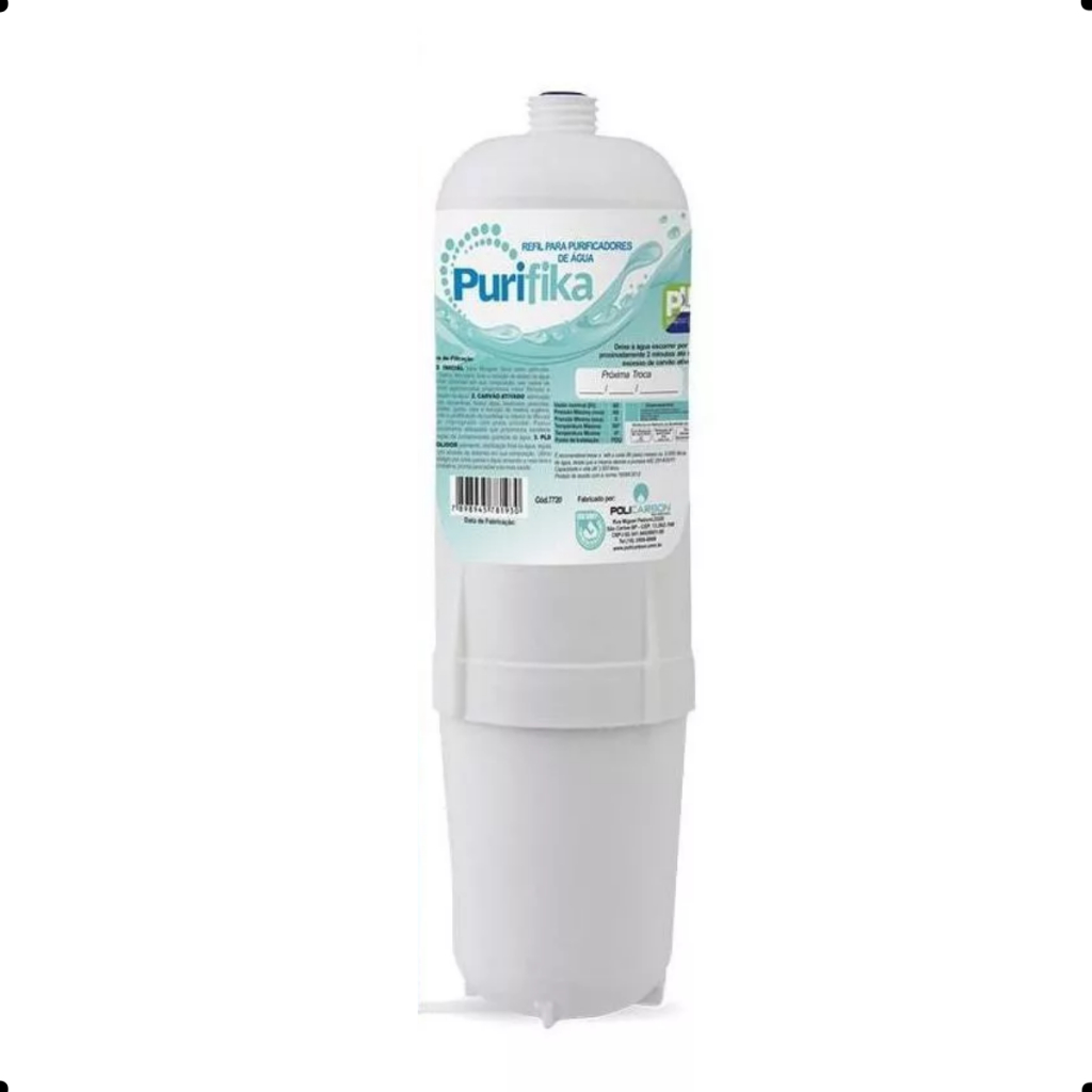 Filtro Refil Purifika Compatível Com Purificadores De Água Soft Everest, Soft Plus, Star, Slim, Fit, Baby