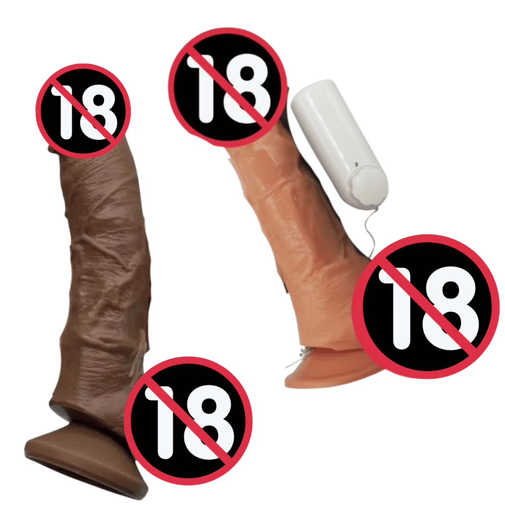 Pênis Realístico com Vibro e Ventosa – Escolha Sua Cor e Tamanho, Toque Natural em Oferta na Shopee