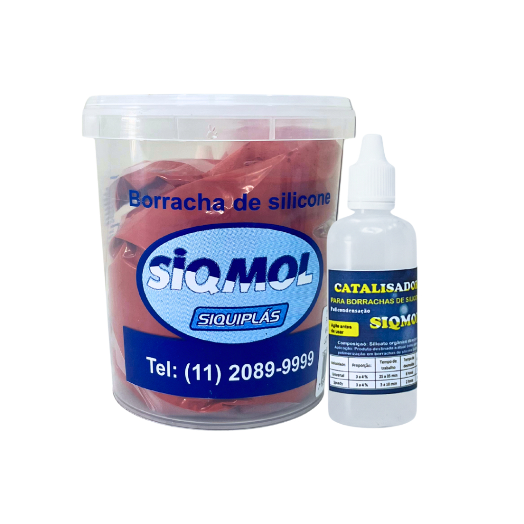 Borracha de Silicone com Catalisador - Siqmol Th-600 -1Kg