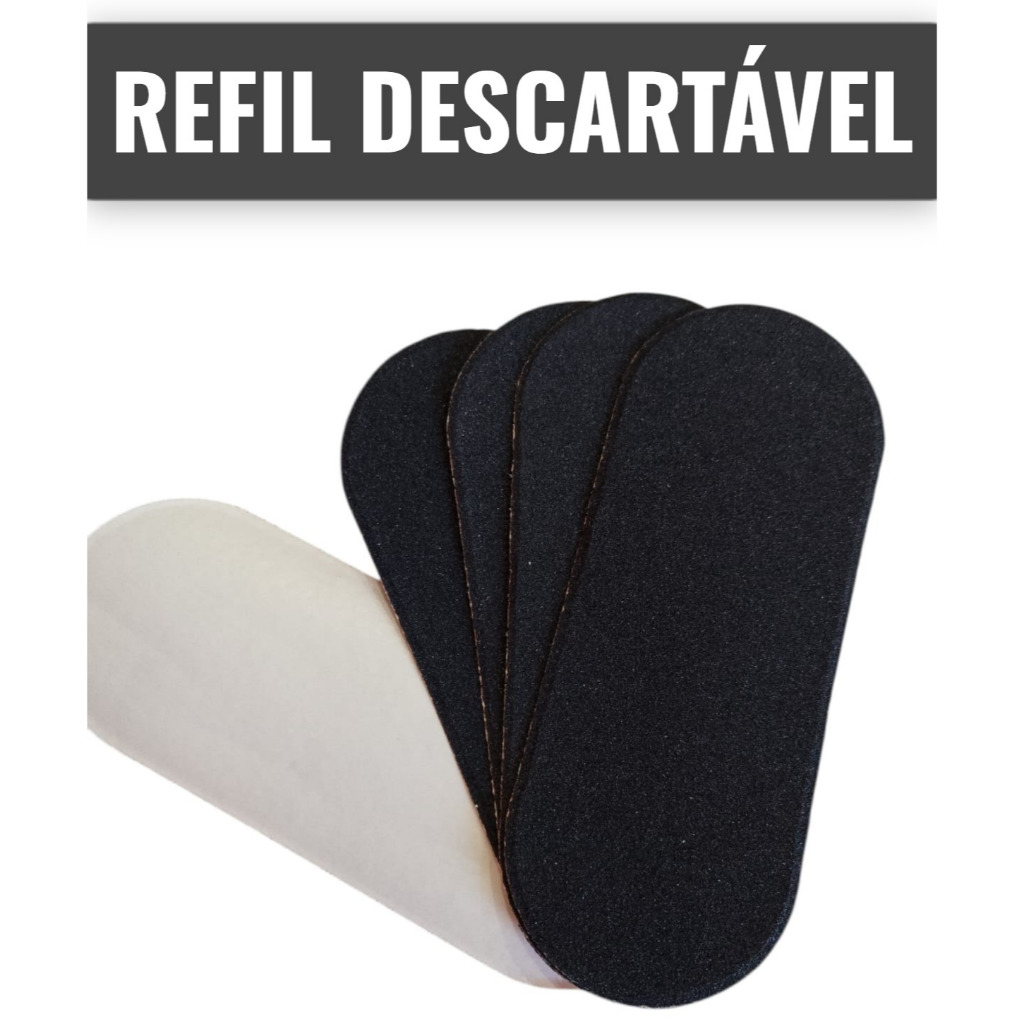 Refil Lixa Pedicure Descartável p/ os Pés PRETO - 50 Unidades em Oferta na Shopee